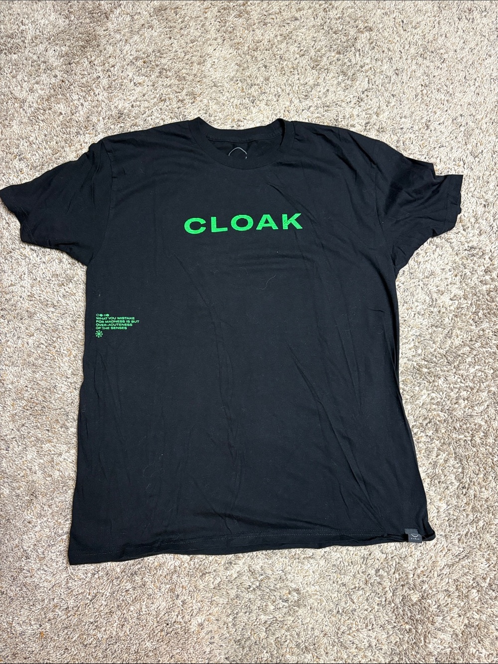 CLOAK Black Tell-Tale Heart Tee